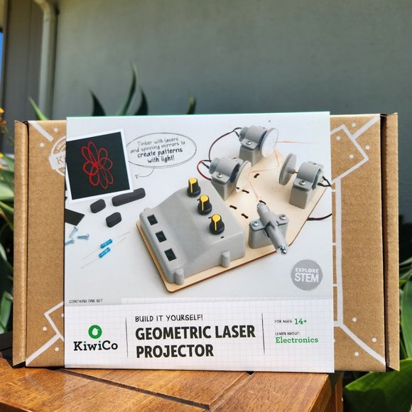 NEW KiwiCo. Kiwi Co. Geometric Laser Projector Science Kit STEM Craft Learning K - Picture 3 of 12